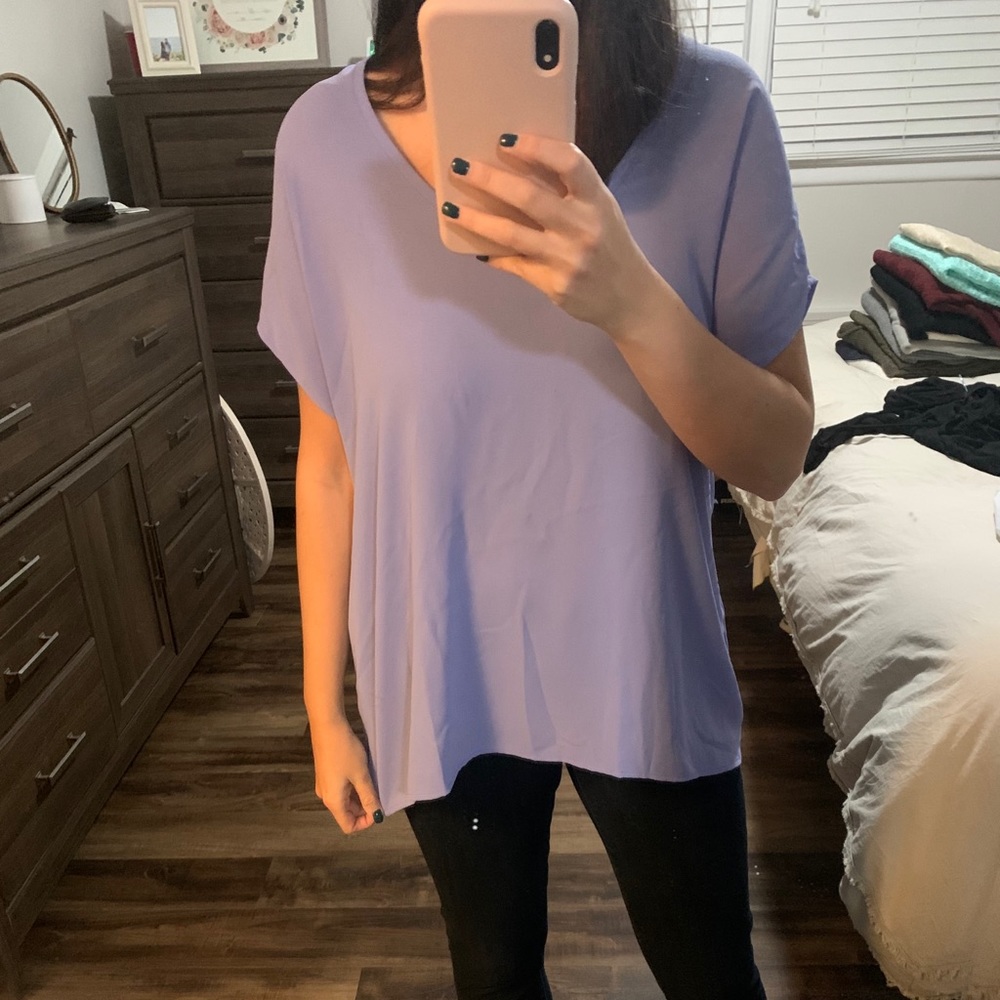 Lush short sleeve blouse